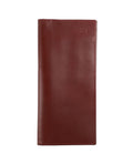 Maroon leather wallet for cheque book