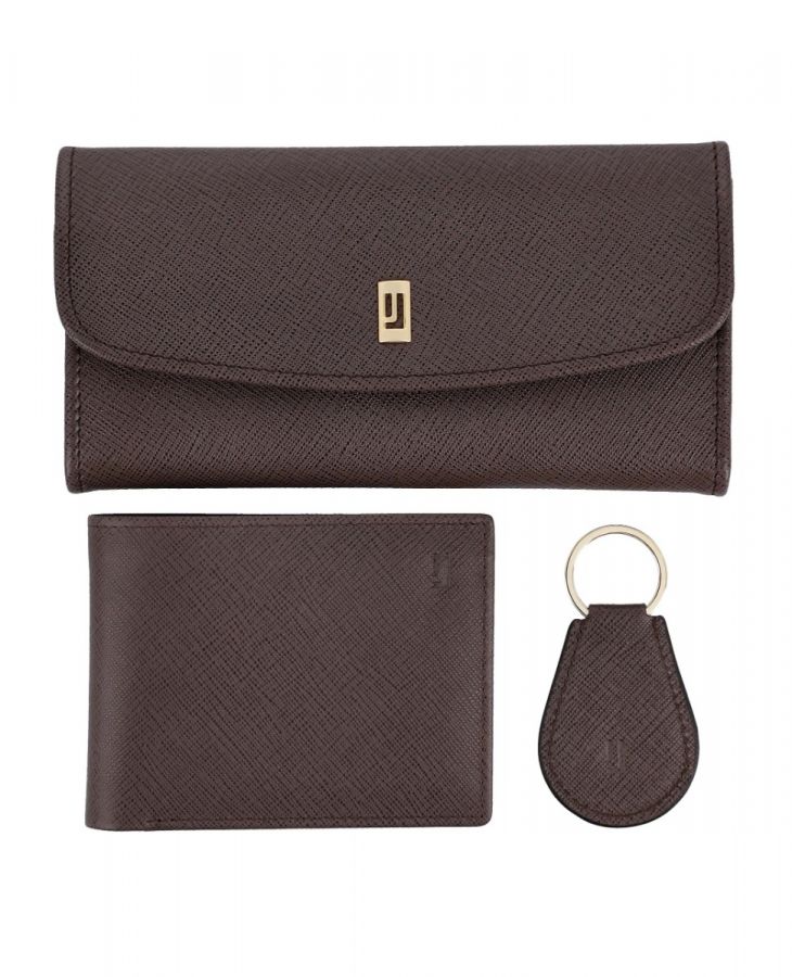 Brown Complete gift set for men and women.