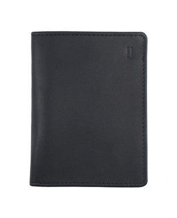 Black Handcrafted leather portfolio