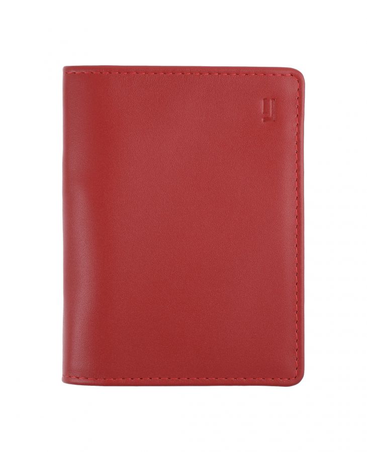 Red Elegant leather portfolio