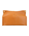 Tan Leather tissue box cover to add style to your room.
