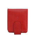 Red leather lipstick case