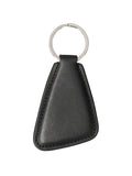 Premium black leather key ring.