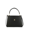Black Vertical grain leather