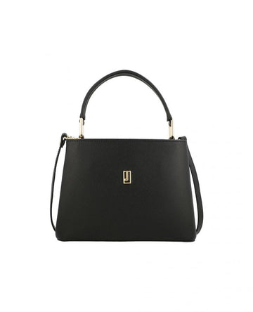 Black Vertical grain leather