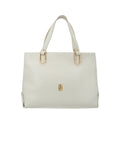 Off White  leather Lotus handbag