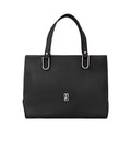Classy Black  leather bag with zipper