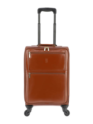 Dark Tan Spacious YYZ trolley bag for travel