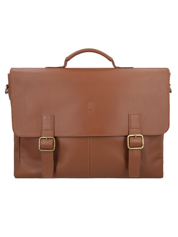 Tan Leather office bag