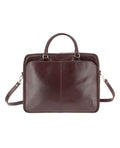 Maroon Antique  leather business tote