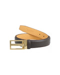 Durable Brown  leather belt for chinos
