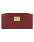 Maroon Two-layered box to organize your jewelry.