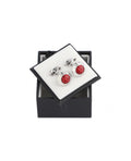 Red Refined cufflinks