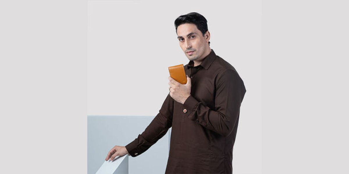 Leather wallet for men