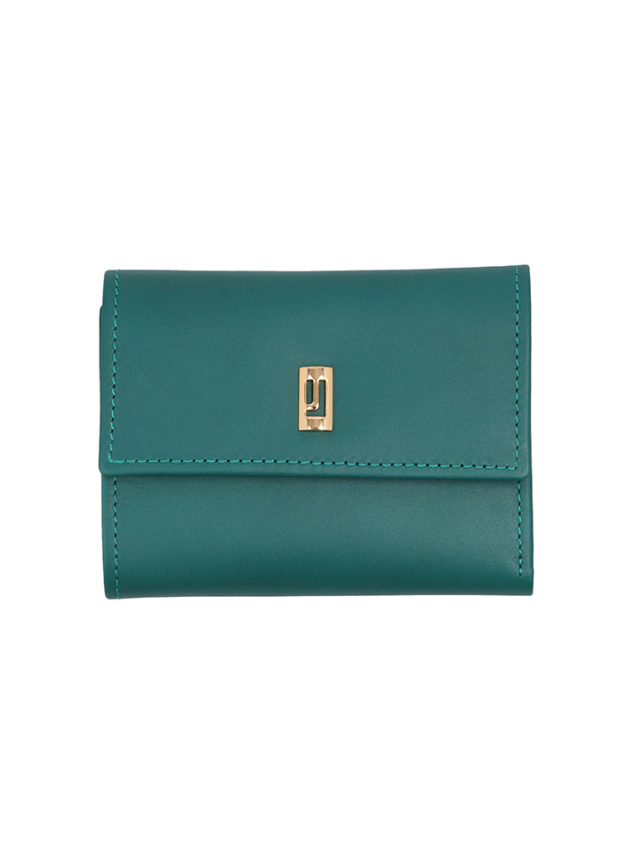 Green wallet with six card slots by Jafferjees.