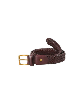 Brown Tailored leather belt