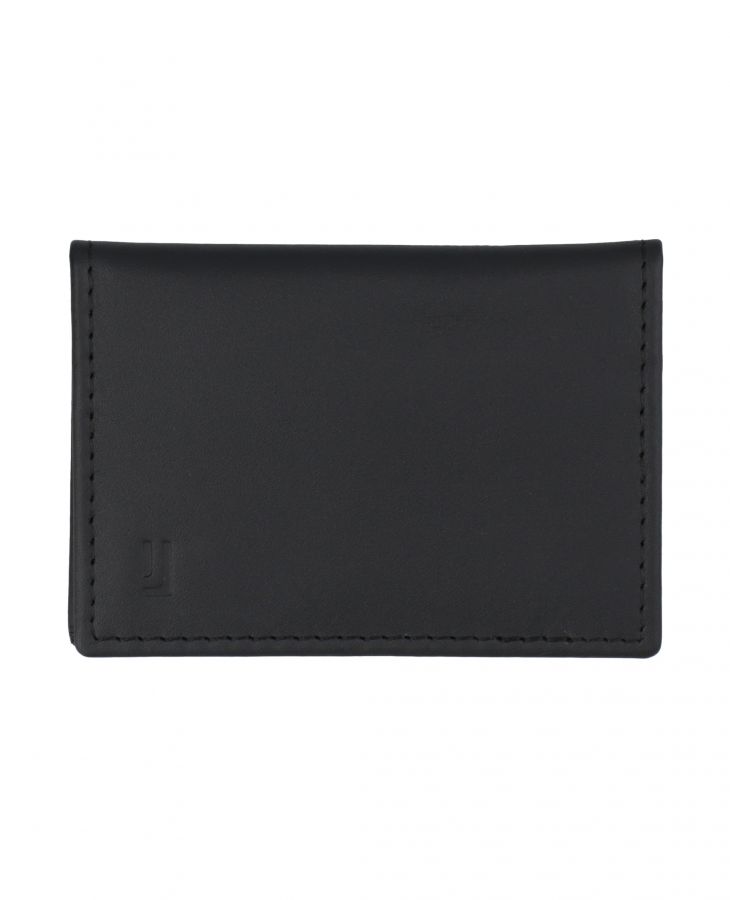 Black  leather card case for essentials